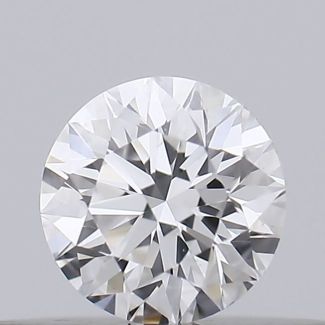 0.18 Carat Round D VS2 EX GIA Natural Diamond