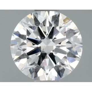 0.7 Carat Round D SI2 EX VG GIA Natural Diamond