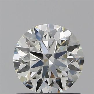 0.70 Carat Round H VS1 EX IGI Natural Diamond