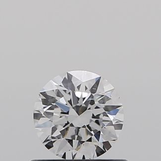 0.50 Carat Round D SI2 EX GIA Natural Diamond