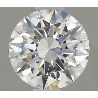 0.55 Carat Round H IF EX GIA Natural Diamond