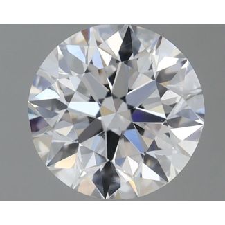 1.0 Carat Round D VVS1 EX VG GIA Natural Diamond