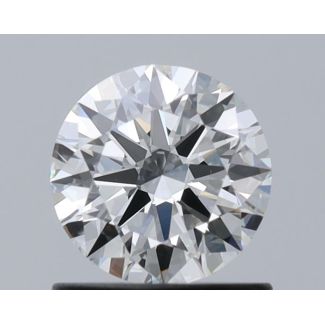 0.8 Carat Round H SI2 EX GIA Natural Diamond