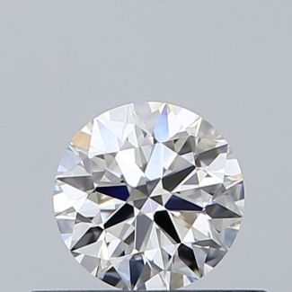 0.35 Carat Round H IF EX GIA Natural Diamond