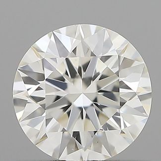 0.5 Carat Round H VS1 EX GIA Natural Diamond