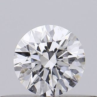 0.25 Carat Round D SI1 EX GIA Natural Diamond