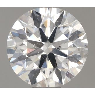 0.5 Carat Round F SI1 EX VG GIA Natural Diamond