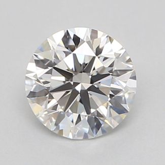 0.33 Carat Round F VVS1 EX GIA Natural Diamond