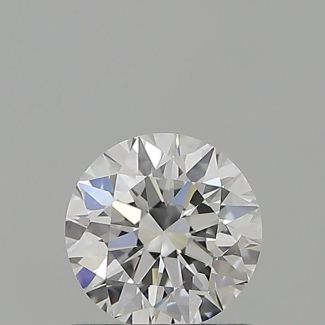 0.71 Carat Round E VVS1 EX GIA Natural Diamond