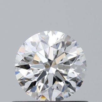 0.5 Carat Round F VS2 EX VG GIA Natural Diamond