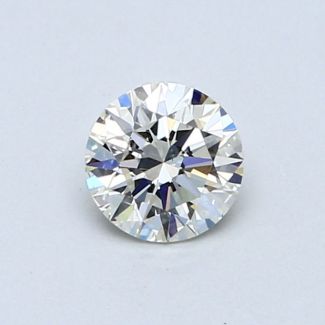 0.51 Carat Round H VS1 EX GIA Natural Diamond