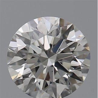 0.56 Carat Round H VS1 EX GIA Natural Diamond