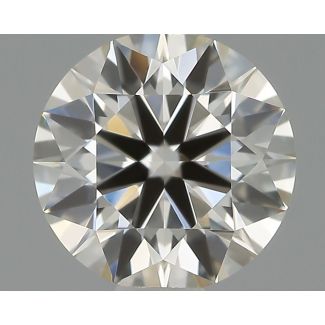 0.6 Carat Round H VVS2 EX IGI Natural Diamond