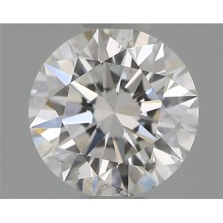 0.43 Carat Round E SI2 EX GIA Natural Diamond