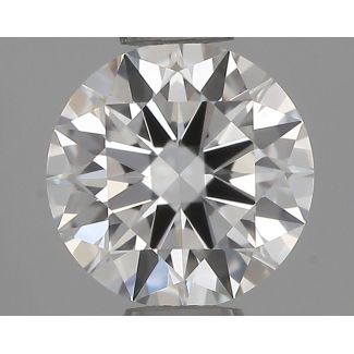 0.53 Carat Round G VS1 EX GIA Natural Diamond