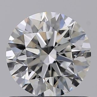 0.73 Carat Round F SI1 EX GIA Natural Diamond