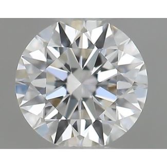 0.18 Carat Round F IF EX GIA Natural Diamond