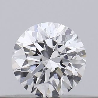 0.18 Carat Round D SI1 EX GIA Natural Diamond