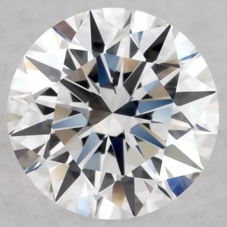 0.57 Carat Round E VVS1 EX GIA Natural Diamond