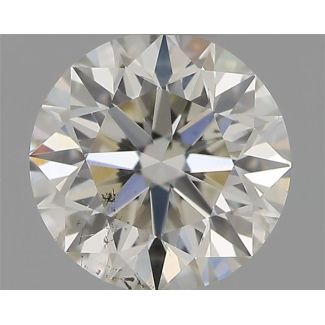 0.42 Carat Round H SI1 EX IGI Natural Diamond