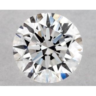 0.6 Carat Round D VVS2 EX GIA Natural Diamond