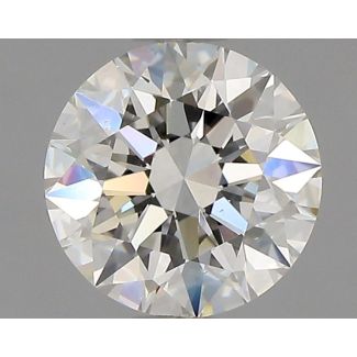 0.80 Carat Round H VS2 EX GIA Natural Diamond