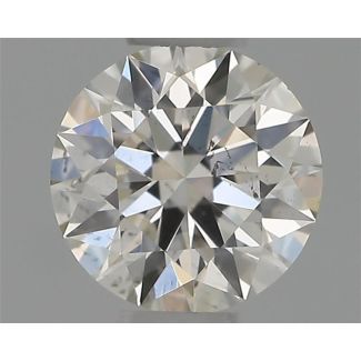 0.31 Carat Round H SI1 EX GIA Natural Diamond