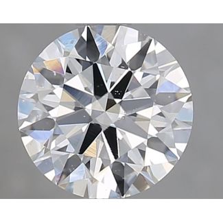 1.0 Carat Round D SI2 EX GIA Natural Diamond