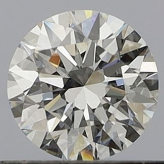 0.4 Carat Round F SI1 EX GIA Natural Diamond