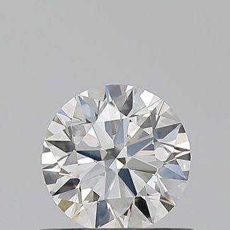 0.5 Carat Round H VVS1 EX IGI Natural Diamond