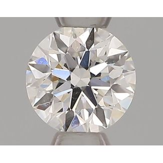 0.30 Carat Round H SI1 EX VG GIA Natural Diamond