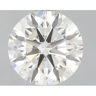 0.9 Carat Round H VVS2 EX GIA Natural Diamond