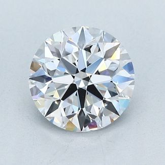 1.5 Carat Round D VVS2 EX GIA Natural Diamond