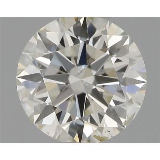 0.40 Carat Round H SI1 EX IGI Natural Diamond