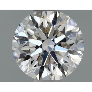 0.52 Carat Round G VVS2 EX GIA Natural Diamond