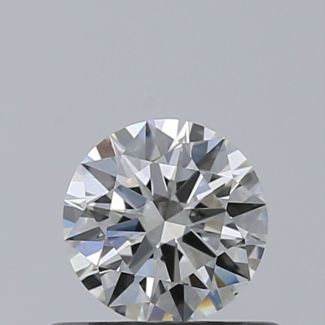 0.4 Carat Round H SI1 EX GIA Natural Diamond