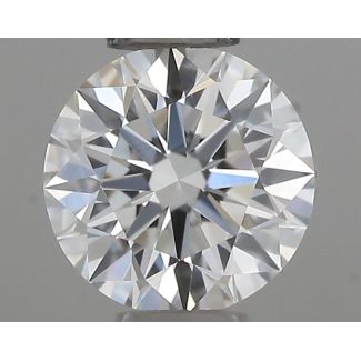 0.3 Carat Round F VVS1 EX IGI Natural Diamond