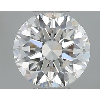 0.50 Carat Round H VS2 VG EX GIA Natural Diamond