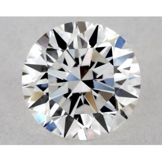 0.5 Carat Round E VVS2 EX VG GIA Natural Diamond