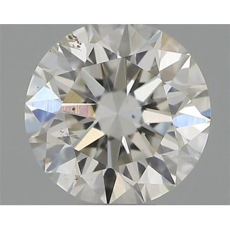 0.35 Carat Round H SI1 EX VG IGI Natural Diamond