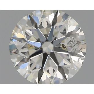 0.50 Carat Round G SI2 EX IGI Natural Diamond