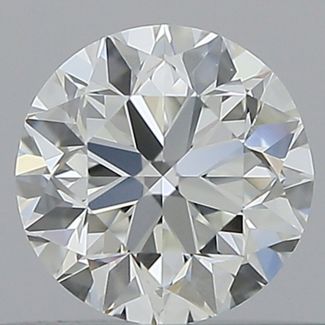 0.6 Carat Round H VVS1 VG GIA Natural Diamond