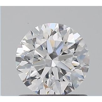 0.8 Carat Round D VVS2 EX GD GIA Natural Diamond