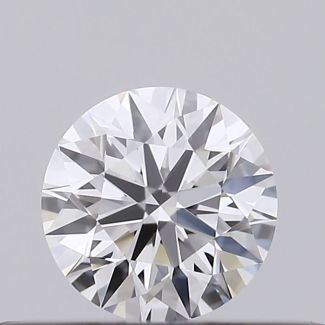 0.25 Carat Round D VS2 EX GIA Natural Diamond