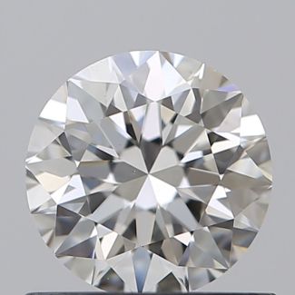 0.8 Carat Round H VS2 EX GIA Natural Diamond