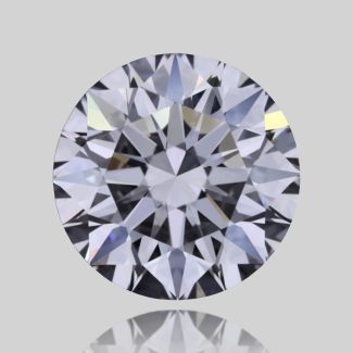 0.52 Carat Round E VVS1 EX GIA Natural Diamond