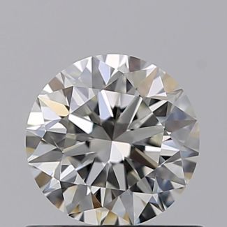 0.60 Carat Round H VS1 VG EX GIA Natural Diamond