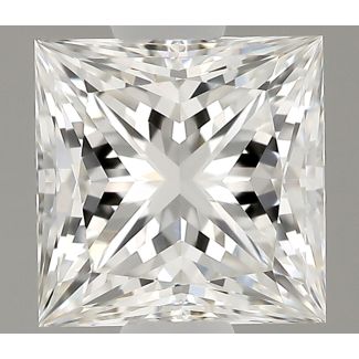 0.54 Carat Princess H VVS2 - EX VG GIA Natural Diamond