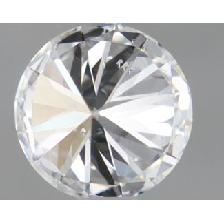 0.35 Carat Round E SI1 EX GIA Natural Diamond