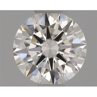 0.32 Carat Round H VS2 EX GIA Natural Diamond